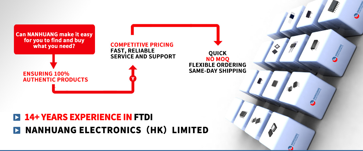NHE Offers a Wide Variety of Semiconductors from FTDI Authorized Distributor