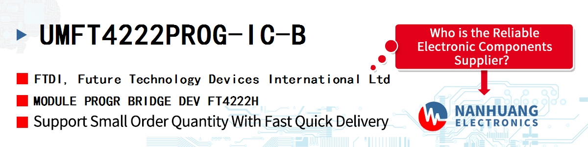 UMFT4222PROG-IC-B FTDI MODULE PROGR BRIDGE DEV FT4222H