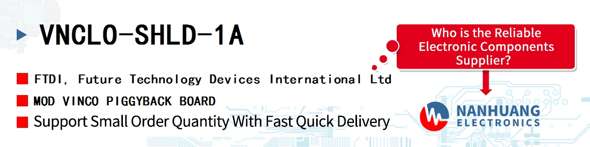 VNCLO-SHLD-1A FTDI MOD VINCO PIGGYBACK BOARD